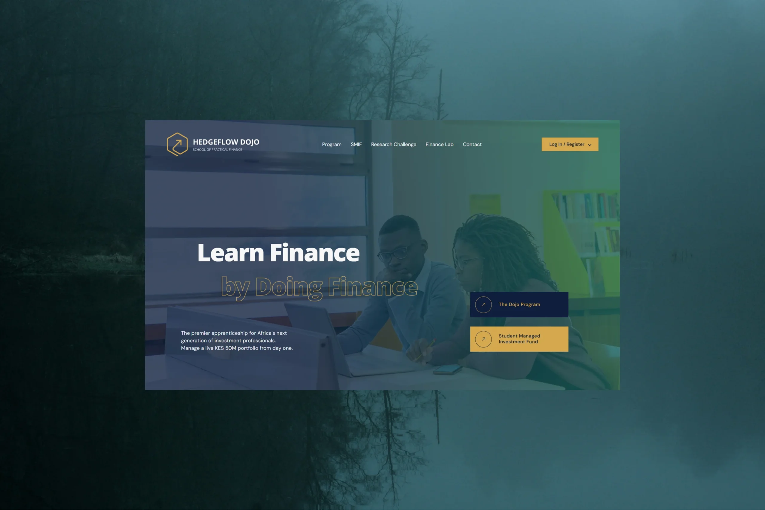 Hedgeflow Dojo website mockup