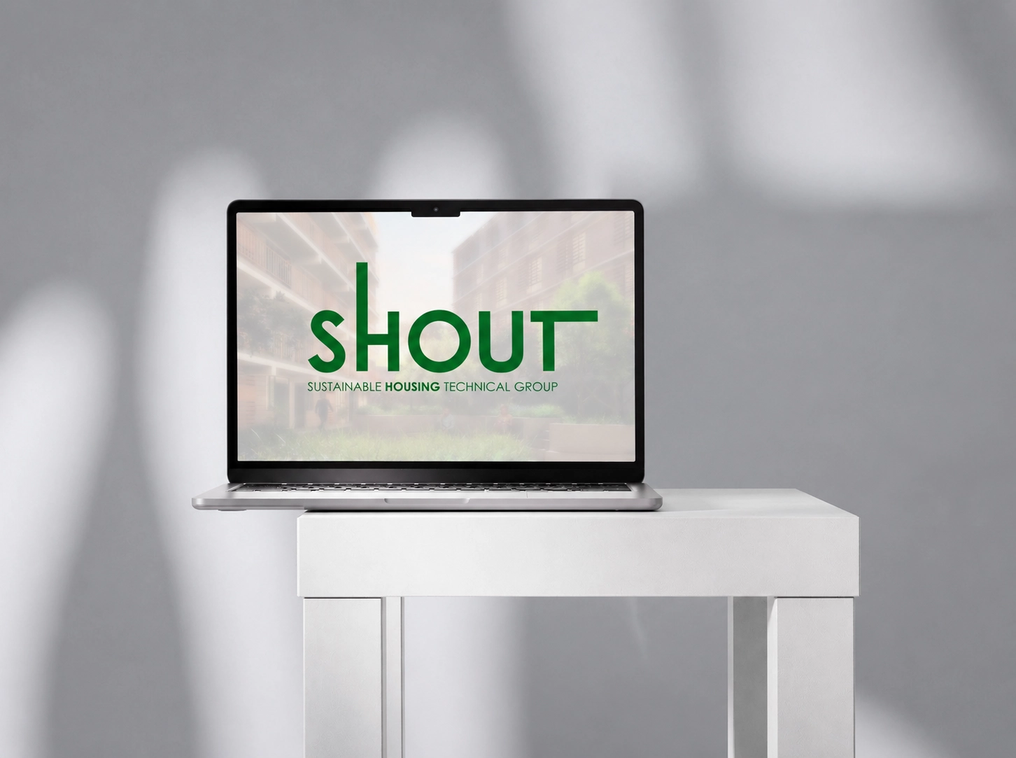 SHOUT Group website mockup