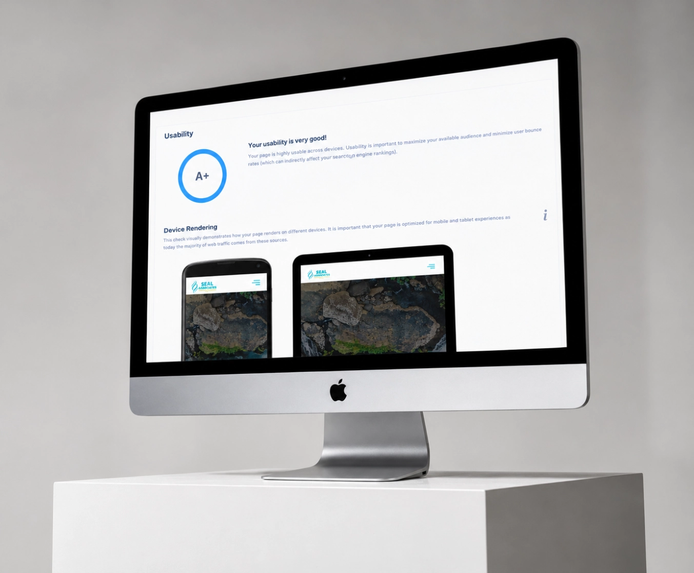 Seal Associates website metrics