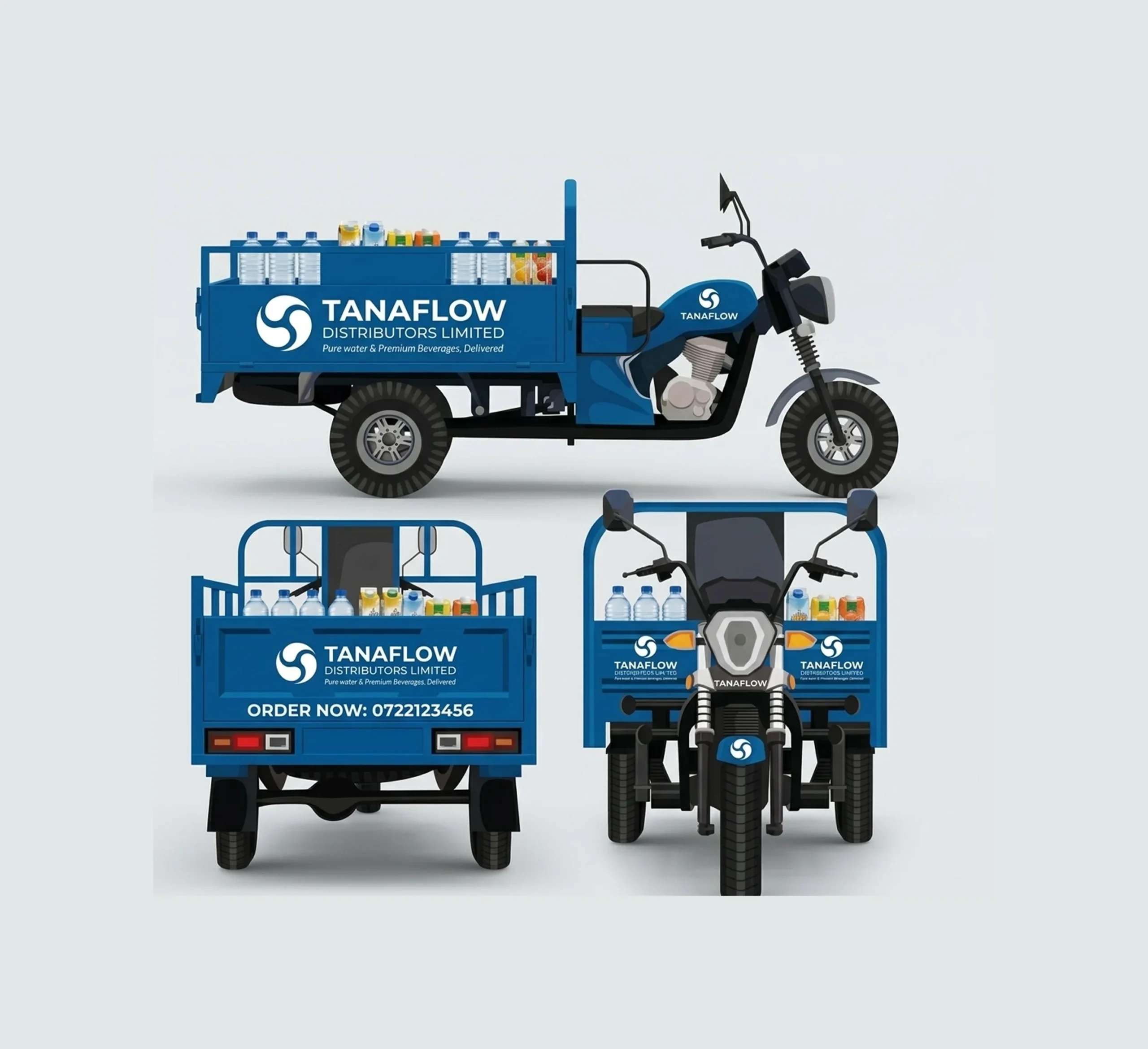 Tanaflow Distributors Brand Identity