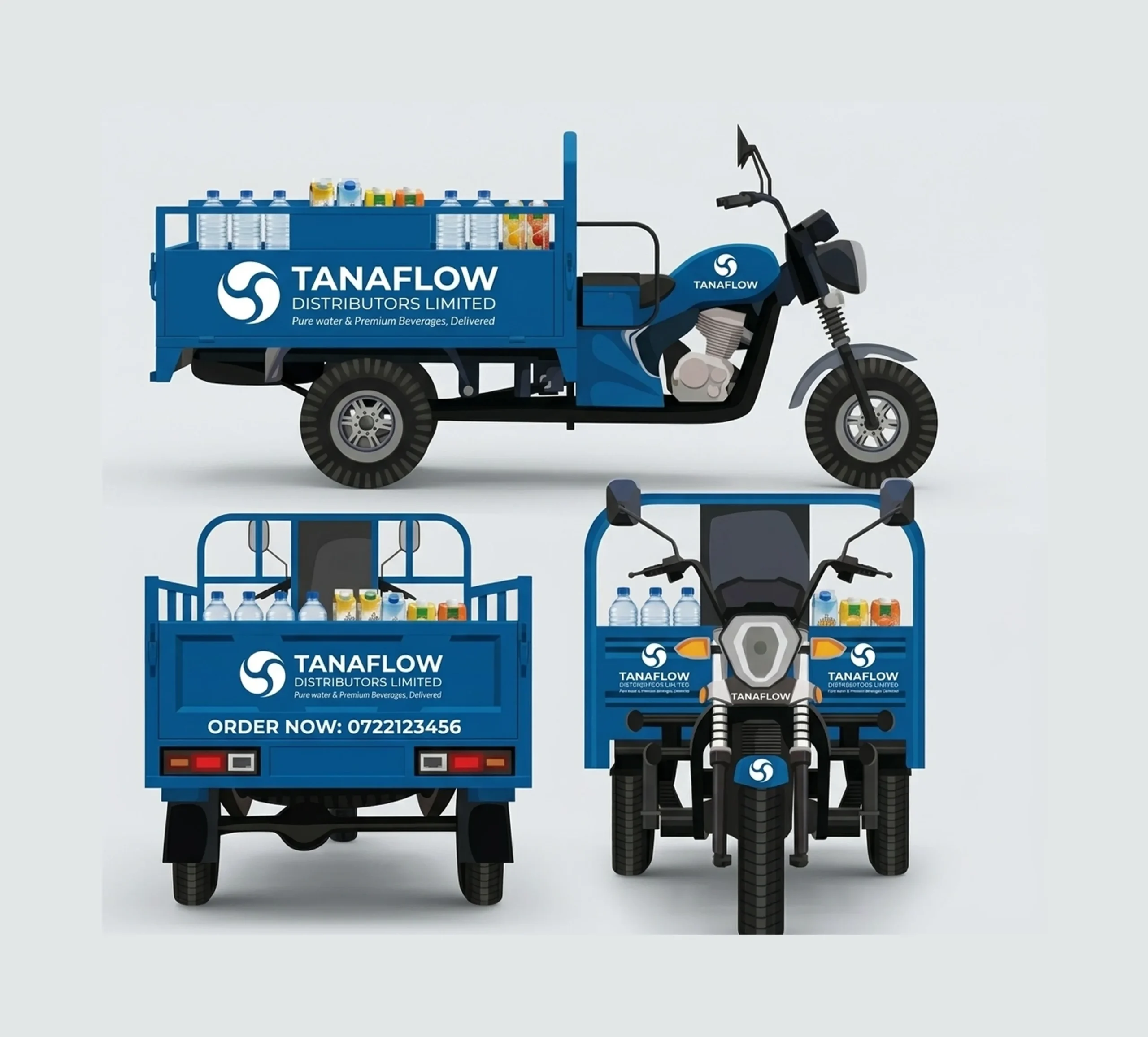 Tanaflow Distributors delivery truck
